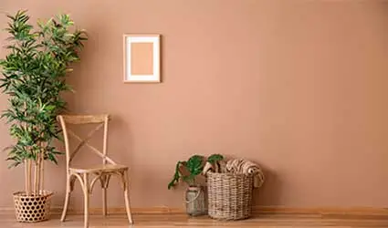 Peinture pour murs intérieurs, marron